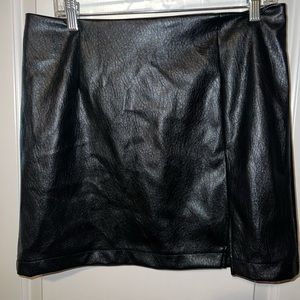 Pleather skirt from target